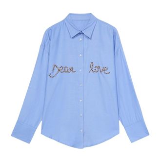 Oltre Donna, Camicette, Blu, M, new