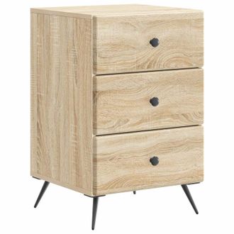 vidaXL Armario De Noche Roble Sonoma 43 X 41 X 66,5 Cm Vidaxl
