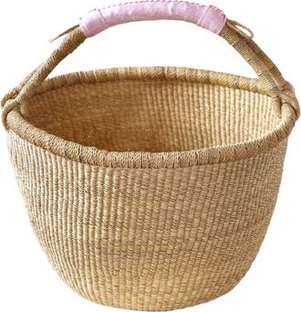 Indego Africa Bolga Basket Blush in Natural at Nordstrom