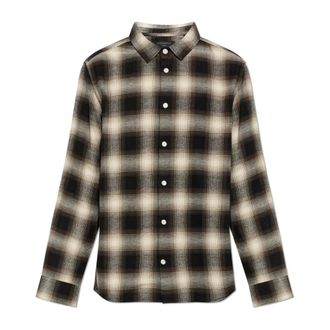 AllSaints Overhemden, Heren, Bruin, S, Katoen, Baseline Shirt
