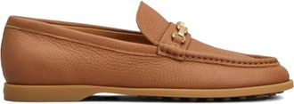 Tod's Leren Loafers - Dames - Loafers - Bruin - 36 EU - Leer - Schoenen