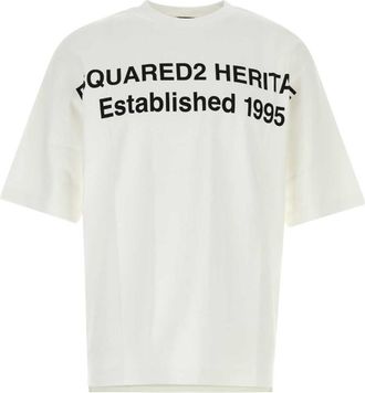 Dsquared2 White Crew Neck T-Shirt