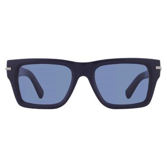 Ferragamo Blue Square Mens Sunglasses SF2033S 414 53