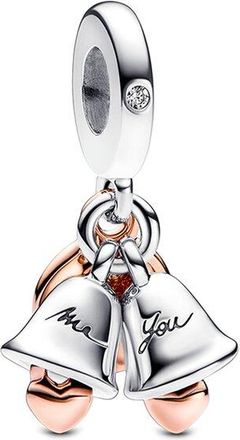 Pandora Moments Collection Silver & 14K Rose Gold Plated Charm