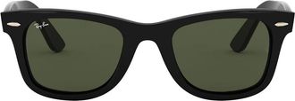 Ray-Ban Sunglasses Rb4340 601 Wayfarer Ease Black/Green G 15 Unisex