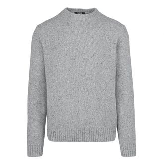 Bomboogie Maglia Girocollo in Lana - - Knitwear - Uomo - Grigio - S