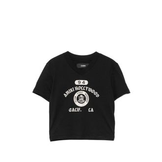 Amiri Logo-print V-neck T-shirt