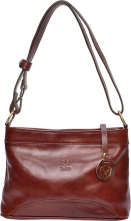 Luisa Vannini Bordeauxrood Rundleer Tas