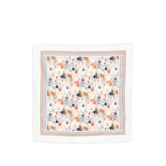 D'Aniello Abstract-pattern Silk Scarf