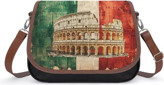 Generic Italian Italy Flag Fashion Womens Crossbody Bags Novelty Handbag Shoulder Bag Purse
