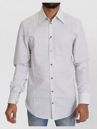 Dolce & Gabbana cotton slim-fit polka-dot dress shirt