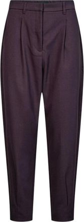 Copenhagen Muse Cmtailor Broek - Dames - Broeken - Paars - Maat: M Leer