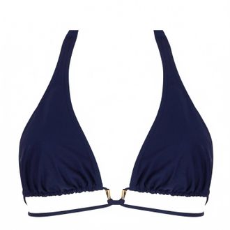 Lise Charmel Womens Nautique Triangle Bikini Top In Marine Classe