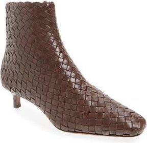 Loeffler Randall Marcella Woven Bootie in Espresso at Nordstrom Rack, Size 6.5