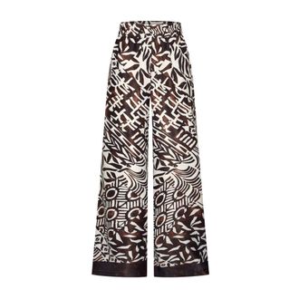 Hart by Helena Hart Broeken, Dames, Veelkleurig, 2Xl, Rayon, Jay Vinty 7711 Wide Broeken