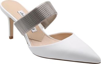 Charles by Charles David Alfie Pointed Toe Mule in White at Nordstrom, Size 7.5