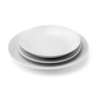 Medard De Noblat Vajilla de 18 piezas Porcelena Blanco