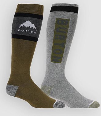 Burton Weekend Midweight 2Pk Funktionssocken gr&uuml;n
