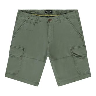 Cars Jeans Cargoshorts CARS JEANS BENMAS Short, Herren, Gr. XXL, N-Gr, gr&uuml;n (army), Web, Obermaterial: 97% Baumwolle, 3% Elasthan, unifarben, regular fit kniefre