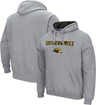 Colosseum Mens Colosseum Heathered Gray Southern Miss Golden Eagles Arch and Logo Pullover Hoodie in Heather Gray at Nordstrom, Size Medium