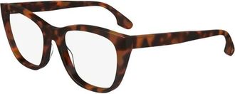Victoria Beckham Glasses, female, Brown, Size: ONE SIZE Acetate Eyewear Frame
