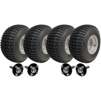 OEM Kit De Remolque Atv - Parnells - 18x9.50-8 - 4 Ruedas - 4 Bujes - 4x100mm Pcd