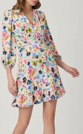 Shoshanna Weezie Poppy Floral Dress in Multi at Nordstrom, Size 10