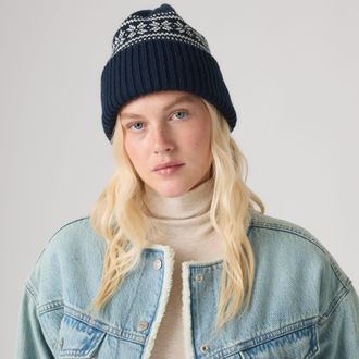 Levi's Nordic Beanie - Womens - One Size - Blue