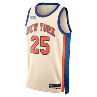 Nike Mikal Bridges New York Knicks City Edition Nike Mens NBA Swingman Jersey in Brown | HM5989-121