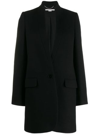 Stella McCartney Bryce coat - women - Polyamide/Viscose/Wool - 44 - Black