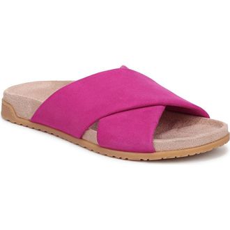 Vionic Etna Crossover Slide Sandal in Rose Violet at Nordstrom, Size 6.5