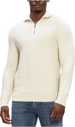 HUGO BOSS Truien & Vesten, Heren, Beige, XL, Katoen, H-Ulicio Trui