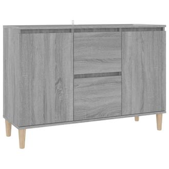 vidaXL Aparador De Madera De Ingenier&iacute;a Gris Sonoma 101x35x70 Cm Vidaxl