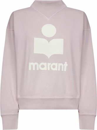 Isabel Marant Roze trui met V-naden - Dames - Sweatshirts - Roze - S - Katoen - Hoodies & sweatvesten
