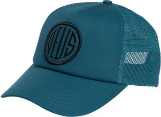 Deus Ex Machina Mens Pill Logo Trucker Cap, Legion Blue, One Size