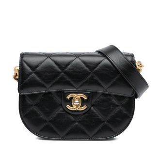 Chanel Gequilted Leren Schoudertas