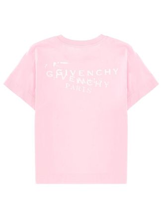 Givenchy Logo-Print Cotton T-Shirt - Pink