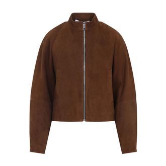 Alaia Mujer, Chaquetas, Marr&oacute;n, Talla: M