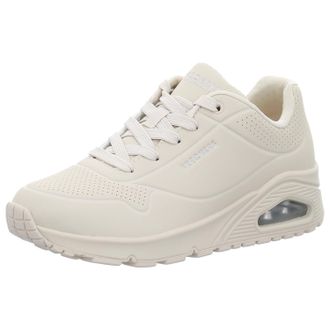 Skechers Womens UNO Stand ON AIR Sneaker, White, 8 UK