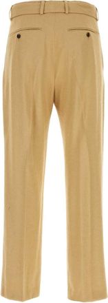 Dries Van Noten Mens Camel Viscose Blend Pant - Tan - Size EU 50 (Mens)