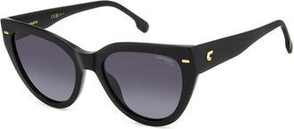 Carrera Zwart/Grijs Gepolariseerde Zonnebril - Dames - Zonnebrillen - Zwart - 55 MM - Accessoires