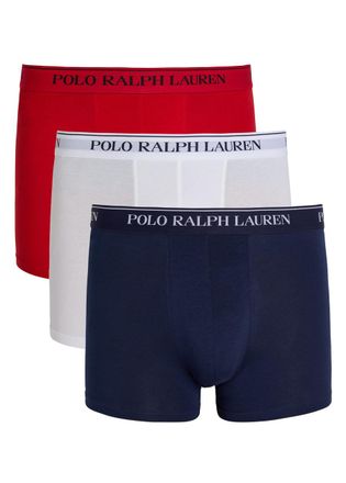 Polo Ralph Lauren Classic Logo-jacquard Stretch-cotton Trunks - set of Three - Multicoloured - XL