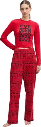 Juicy Couture Nachtkleding, Dames, Rood, S, Polyester, Ive Been Good Pyjama Set