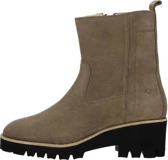 Aqa Enkellaarsjes Hak - Dames - Enkellaarsjes - Bruin - 37 EU - Schoenen