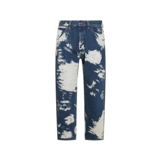 Vivienne Westwood Bleach-effect Straight-leg Jeans