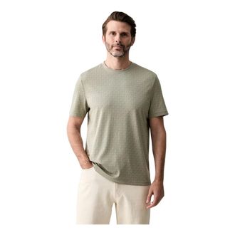 Michael Kors Camiseta con monograma - Tops - Hombre - Verde - 2XL