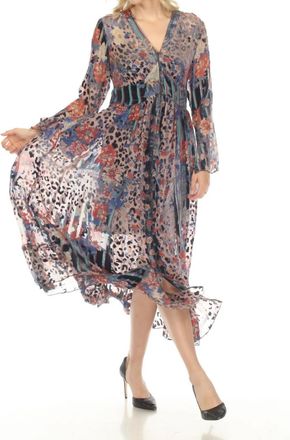 Johnny Was Ontar Beesley Dress With Slip In Multi