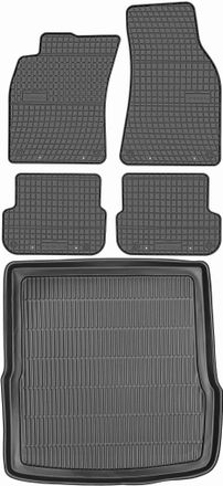 OEM Juego De Alfombrillas De Goma Para Coche Y Maletero Para Audi A6 C6 Avant/kombi De 2005 A 2011