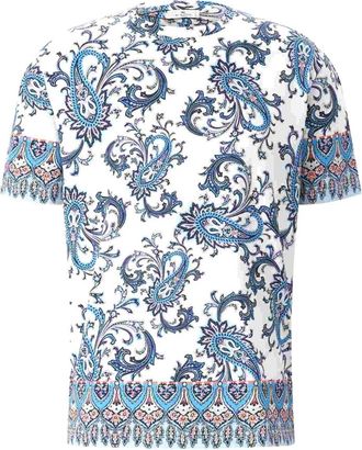 Etro T-Shirts - Heren - T-shirts - Veelkleurig - XL - Katoen - Tops
