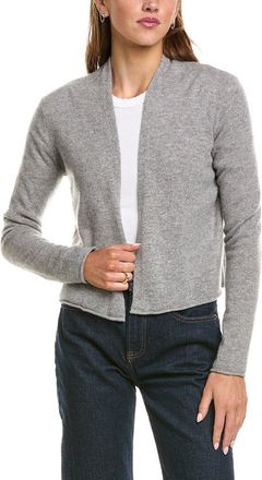 Sofiacashmere Sofiacashmere Cropped Open 100% Cashmere Cardigan